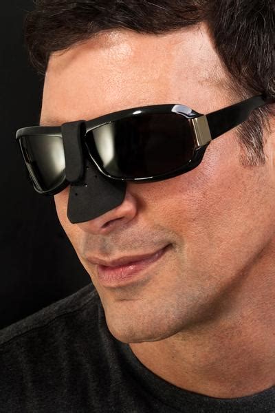 sunglasses nose shield